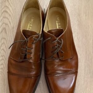 Brown Leather Men's Oxfords
